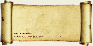 Mina Backović vizit kartica